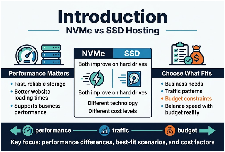 NVMe vs SSD Hosting: Which Is Better for Business Websites in 2026?