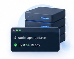 Server setup and configuration console