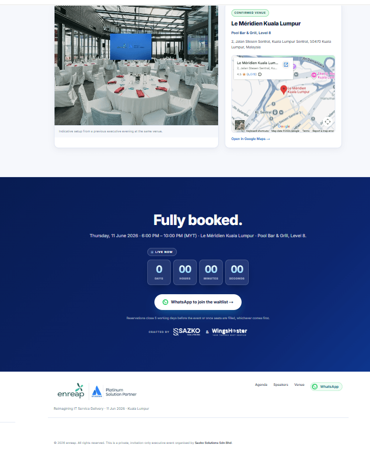 Enreap Event Registration Platform